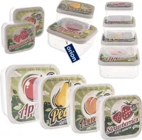 Orion Lebensmittelbehälter Brotdose Lebensmittelbox Lunchbox Kunststoff-Behälter für Lebensmittel 4 Stk.