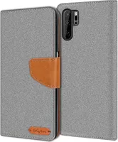 Kryt mobilného telefónu Huawei P30 Pro puzdro Wallet Flip Case Ochranný kryt Fabric Cover
