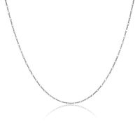 MATERIA Halskette Silber 925 ohne Anhänger Damen Kette Würfel filigran 40-70cm