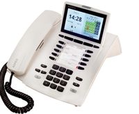AGFEO ST 45 IP - IP-Telefon - Weiß - Kabelgebundenes Mobilteil - 1000 Eintragungen - Digital - LCD