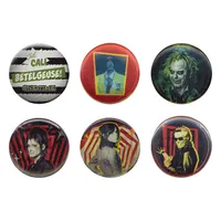 Beetlejuice Ansteck-Buttons 6er-Pack