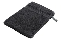 Waschhandschuh - 16 x 22 cm - Anthrazit - Baumwolle
