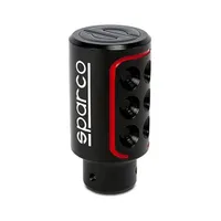 Gałka zmiany biegów Sparco SPC RACING czarna/czerwona