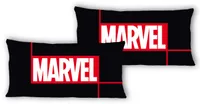 Marvel Kissenbezug 2er Set Avengers Spiderman Doppelpack 40 x 80 cm 100% Baumwolle mit Reißverschluss passend zur Bettwäsche