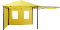 tepro Seitenteilset für Pavillon Lehua und Pavillon Waya gelb, 2 Seitenteile