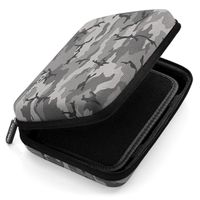 deleyCON Navi Tasche Navi Case Tasche für Navigationsgeräte - 6 Zoll & 6,2 Zoll (17x12x4,5cm) - Robust & Stoßsicher - 1 Innenfach - Camouflage