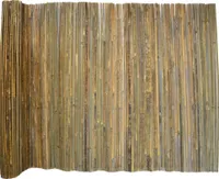 UNUS® Bambus-Sichtschutzmatte flacher Bambus Sichtschutz Gartenzaun Bambusmatte