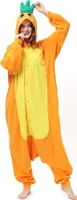 Katara 1744 -  Karotteorange  XL (175-185cm), Jumpsuit, Onesie, Karneval, Overall, Party, Karnevals-Kostüm, Verkleidung zum Fasching, Schlafanzug, Hausanzug, Jogginganzug, Cosplay, Tierkostüm für Erwachsene