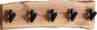 Designerski wieszak na ubrania akacjowe lite drewno / metal 60 x 17 x 9 cm | Wohnling