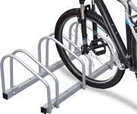 SWANEW Stojan na 3 bicykle 70,5x32x26cm pozinkovaný a vhodný na montáž na stenu