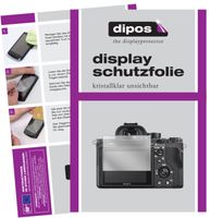 2x Schutzfolie für Sony Alpha 7 III klar Displayschutzfolie Folie Display Schutz