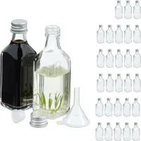 relaxdays Kleine Flaschen im Set 50 ml