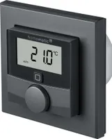 Homematic IP Smart Home Wandthermostat mit Schaltausgang HmIP-BWTH-A – für Markenschalter, anthrazit