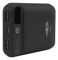ANSMANN Mini Powerbank  mit 10000 mAh, 2 USB-Ports & 2.1A Ausgang