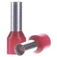 Klauke 47612 Isolierte Aderendhülsen nach DIN, , 10  mm², Rot, Länge 12mm, Cu, verzinnt (Menge: 100 Stück je Bestelleinheit)