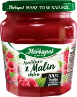 Herbapol Confit Extra von Himbeeren mit reduziertem Zuckergehalt 240 G