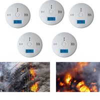 4X Rauchmelder Feuermelder Detektor Brandmelder Empfangsbereichen Gasmelder 