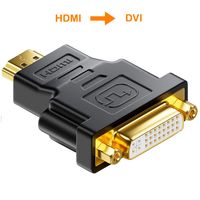 ORSEM HDMI zu DVI Adapter | DVI Buchse zu HDMI Stecker HDTV 3840 × 2160p 8K UHD 4K | 24+1 Kontakte Vergoldet für TV Beamer Computer Laptop Notebook