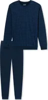 Schiesser piżama bielizna nocna Uncover midnight blue 58