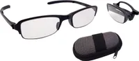 Faltbare Lesebrille mit Brillenbox 1,5 - 3,5 dpt Uni Lesehilfe Sehhilfe Etui , Dioptrien:+3.00