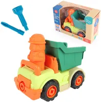 BeebeeRun Spielzeug-LKW, Bagger Spielzeugauto 7 in 1 Montage