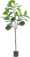 VEVOR Violin Fig Sztuczna 78x78x155,6cm sztuczna roślina PE sztuczne rośliny sztuczne rośliny plastikowe w doniczce sztuczny kwiat bezwonny wodoodporny do dekoracji sypialni gabinetu salonu