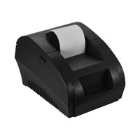 Aibecy 5809DD Tragbarer Mini Thermodirektdrucker Drahtloser POS Kassendrucker mit 2000 mAh wiederaufladbarer Lithiumbatterie USB/BT Mobildrucker 100-240 V 
