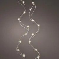 Kaemingk Micro LED Strangbeleuchtung Lichterkette mit 60 Lichter warmweiß