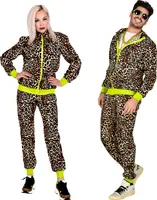 Leopard 80er Gr. XL, Oberteil und Hose, 80er Jahre, Widmann