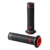 Chwyty z otwartą końcówką, Lampa Sport Grip uniwersalny motocyklowy, kolor: czerwony