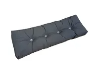 Polštář, matrace opěradla prošívaná na zahradu - ANTHRACITE