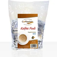 Coffeefair Kaffeepads Megabeutel Supercreme Mild - 100Stk einzeln verpackt, Kaffee-Pad für z.B. Senseo