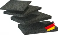 BAUHELD® Terrassenpads 90x60 x3mm - 70 Stück [Hergestellt in Deutschland]