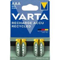 Varta Akku RECHARGE Recycled AAA HR03 800mAh 4St.