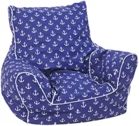 KnorrToys Detské kreslo Beanbag Maritime Blue