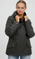 OXMO OXBellissa Damen Winterjacke Damenjacke Jacke gefüttert mit Kapuze