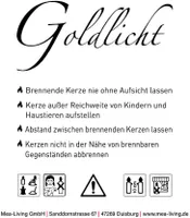 Teelichthalter Break bronze/kupferfarben