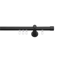 SN Deco - Innenlaufgarnitur Brest, 19 mm, 1-Lauf, schwarz, 100 cm
