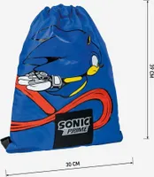 Niebieski plecak szkolny Sonic