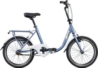 Legnano Falträder Nazaire vouwfiets 20 Zoll 40 cm Unisex Felgenbremse Blau-grau