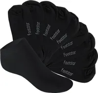 Footstar Kinder Sneaker Socken (10 Paar) - Sneak it! - Schwarz 31-34