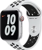Apple ML843ZM/A Intelligentes tragbares Accessoire Band Schwarz, Platin Fluor-Elastomer