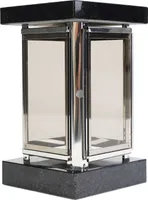 Grablampe Edelstahl Granit Schwedisch Black