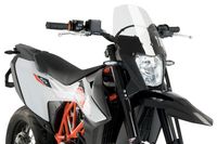 Puig 3586W Windschutzscheibe Naked New Generation Sport für KTM 690 SMC R 2019 Transparent