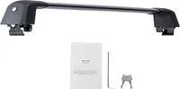 SucceBuy univerzální příčník střešního nosiče, max. 122,8 cm (48,4 palce), hliníkový příčník střešního nosiče, pasuje na drážkované bočnice bez mezery, nosnost 100 kg