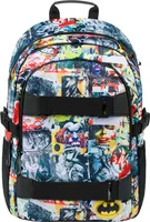 BAAGL Schulrucksack Skate Batman Comics