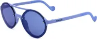 Moncler ML0064 90C SHINY BLUE 53/17/145 Uni Sonnenbrillen