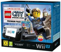 Nintendo Wii U - Konsole, Premium Pack, 32GB, schwarz - Lego City Undercover