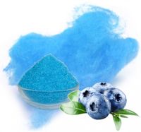 Zuckerwatte Zucker mit Geschmack Heidelbeere Blau farbiger Aromazucker 500g für die Zuckerwattemaschine