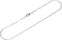 Fusskette 925 Sterling Silber 26cm Panzerkette 2 fach diamantiert Damen Armkette